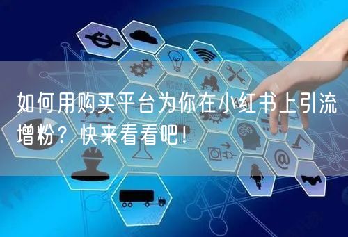 如何用购买平台为你在小红书上引流增粉?快来看看吧!
